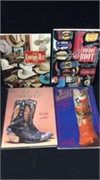 4 Cowboy Boot and Hat Books