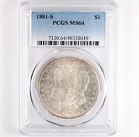 1881-S Morgan Dollar PCGS MS64