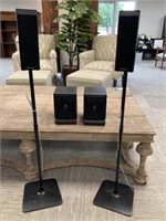 Two Panasonic High Stand, Two Impedance Speakers