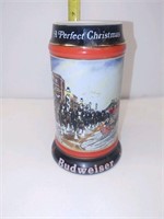 Budweiser Christmas Stein