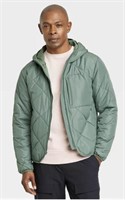 sz M Men's Lightweight Quilted Jacket