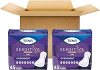 TENA Sensitive Care Ex Coverage Overnight 90ct