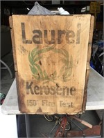 Laurel Vaccum Oil Co Wooden Box