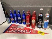 GROUP OF SPORTS THEMED COLLECTOR BOTTLES, 1992