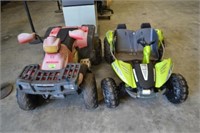 POLARIS 700 BATTERY OPERATED 4-WHEELER AND