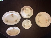 11 x pieces of CROWN DUCAL England China