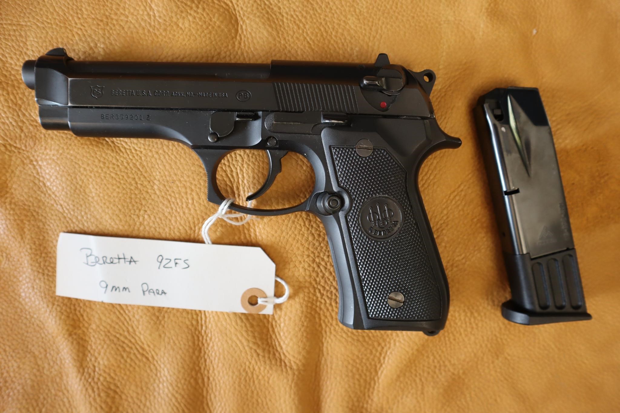 Beretta 92FS blued 9mm