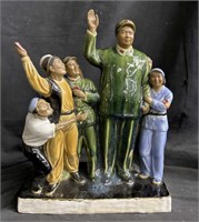 Porcelain statue of North Korean leader