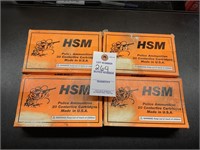 4 Boxes HSM Police 30-06 SPRG Ammo