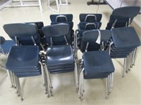 (30) Childs classroom chairs. Seat height 14
