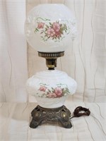 VINTAGE ELECTRIC GONE WITH THE WIND HURRICANE LAMP