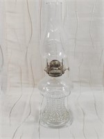TALL DECORATIVE GLASS OIL LAMP