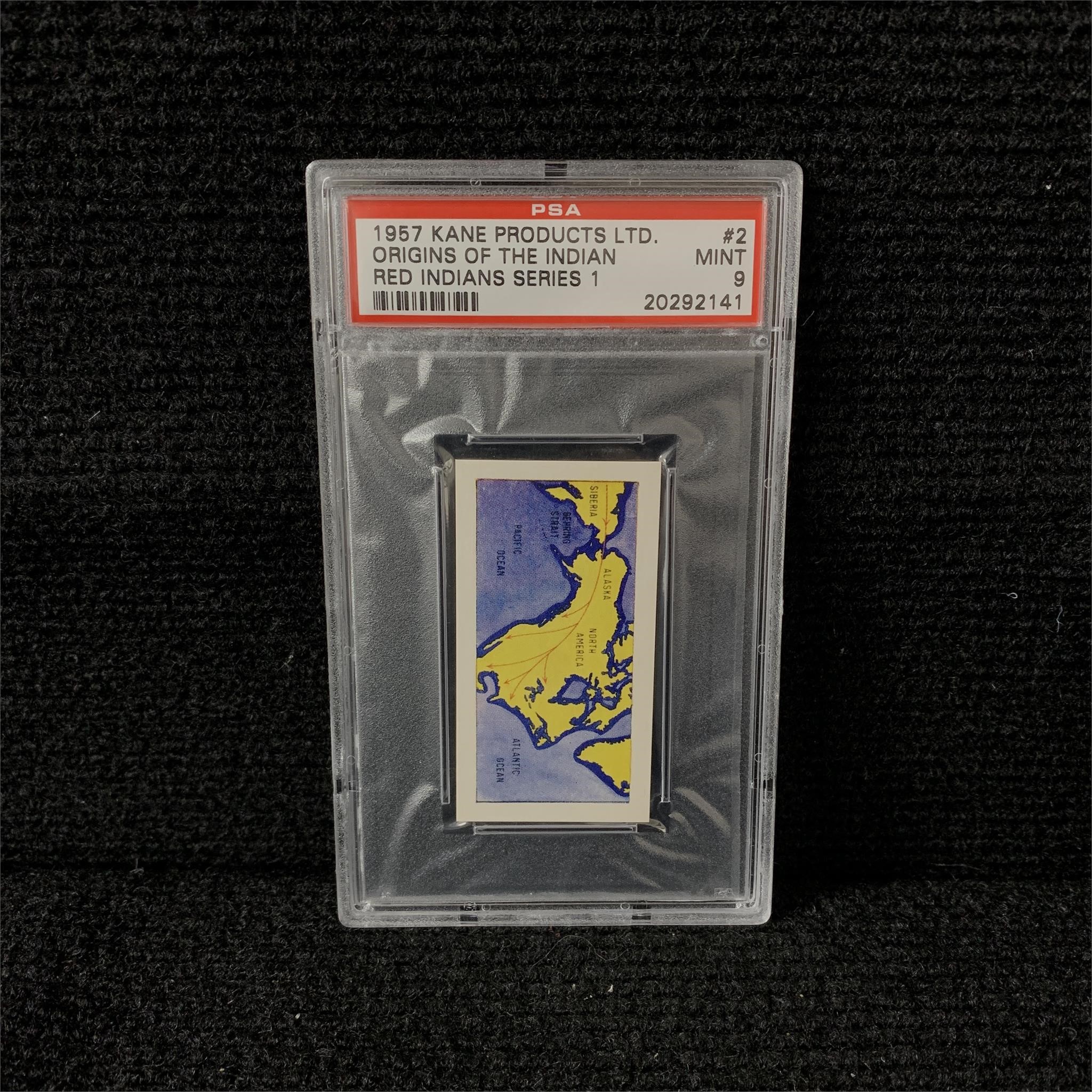 PSA 9 Origins of the Indian Kane Red Indians