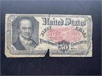 1875 50 Cent Bill, Fractional Currency