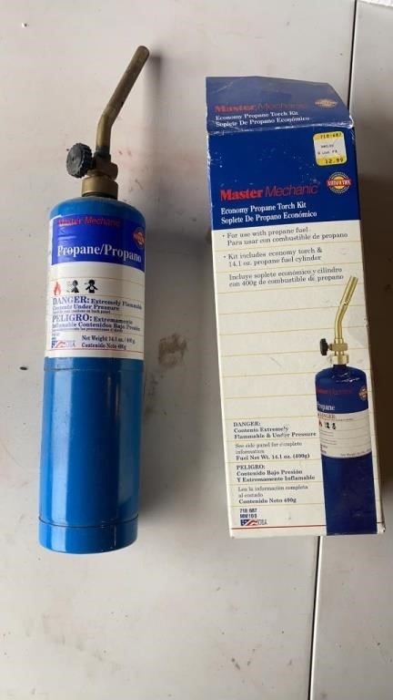 Master Mechanic Propane Torch Kit