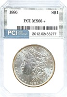 1886 Morgan Silver Dollar MS-66+