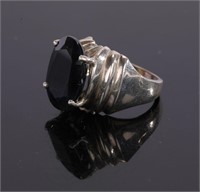 STERLING SILVER & Onyx Ring