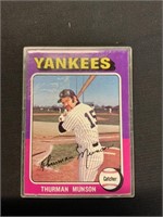 TOPPS 1975 THURMAN MUNSON