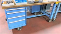 LISTA PORTABLE WOOD TOP WORK BENCH w/