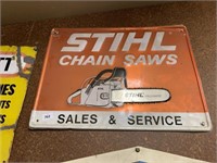 STIHL CHAINSAW SIGN