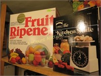 kitchen scale fruit ripener new in boxes