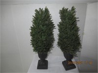 2 artificial15"Trees