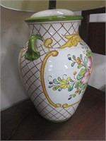 LARGE POTTERY BASE LAMP