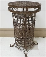 Industrial Look Spinning Wine Rack