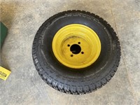 22X9.5-10 4 bolt mower tire & rim-new