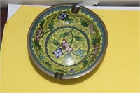 An Antique Chinese Cloisonne Ashtray