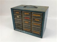 Akro-Mils Metal Organizer Drawers With Contents