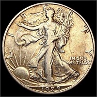 1929-D Walking Liberty Half Dollar NEARLY