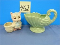 (2) Misc. Pottery Planters