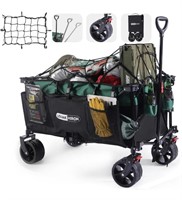 COLLAPSIBLE UTILITY FOLDING WAGON CART HEAVY DUTY