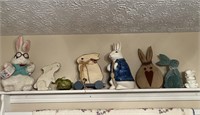 Rabbit/Bunny Decor Cookie Jar, Candy Dish, More