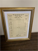 OLD UTICA YANKS BASEBALL ROSTER & SCHEDULE