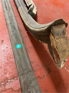 Three Pieces of Victorian Mahogany Bannister