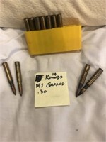 14 Rounds M1 Garand .30 Cal