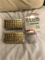 Winchester 100 Rounds .38 Special