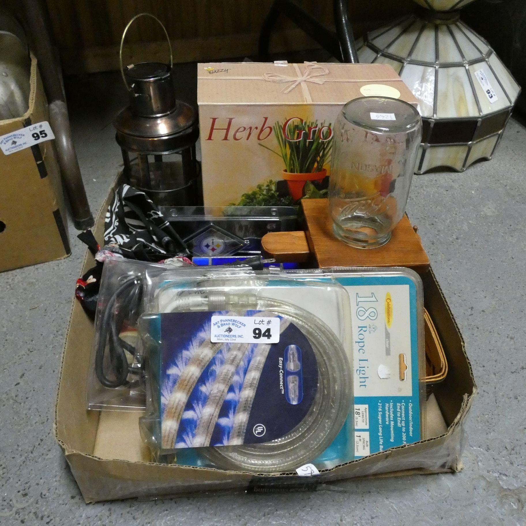 Rope Light, Herb Grow Kit, Jar Candy Dispenser
