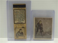 BUTCH KEELING 1933-34 WWG HOCKEY CARD & MATCHBOOK