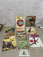 Vintage outdoor and aviation magazine lot