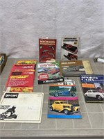 Vintage automotive and racing magazines and