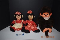 Three Monkeys. Two Are Vintage Gund