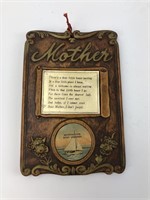 "Mother" Ceramic West Virginia Wall Hanging