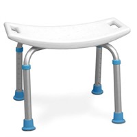 Adjustable Bath&Shower Chair  Non-Slip  White