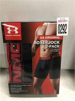 UNDER ARMOUR BOXER JOCK 2-PACK, MEDIUM