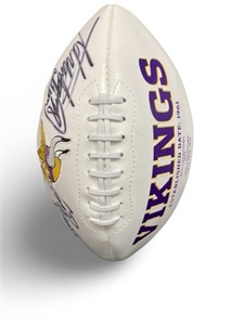 NFL Vikings Football W/ A.P Signature
