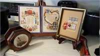 Plaques and Decor needlework wood frame