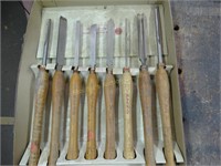 Robert Sorby wood turning tool 8 pc.  set in